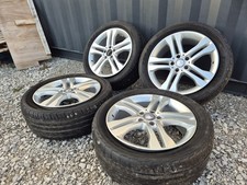 ?Genuine Mercedes 18 inch alloy wheels 5x112 with MATCHING TYRES 6m