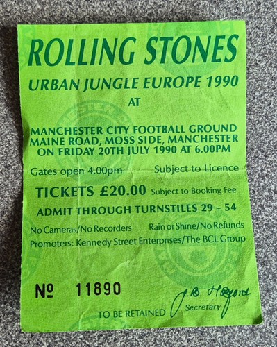 Used concert ticket - concert, *