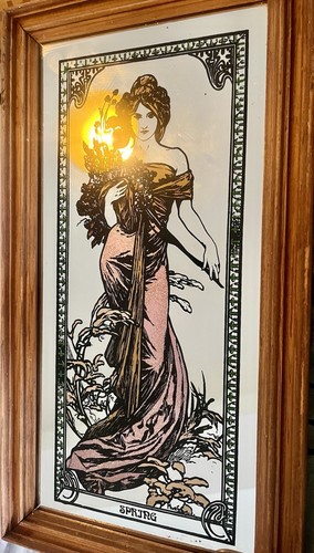 Vintage 1970s alphonse mucha - vintage,