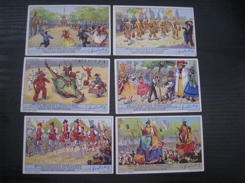 Liebig set cards - set, 6