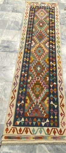 Afghan handmade geometric - afghan,