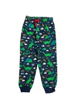 Frugi Kid's Printed Snuggle Crawlers in Indigo Nessie Dino