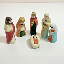 Vintage Nativity Scene Little
