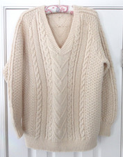 Vintage Irish Aran SWEATER|