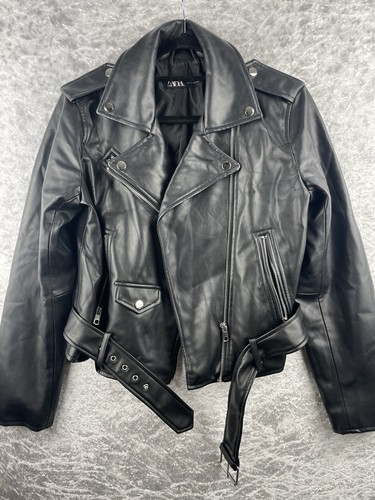 Zara size black faux - black,