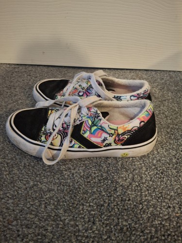 Girls black canvas - black,