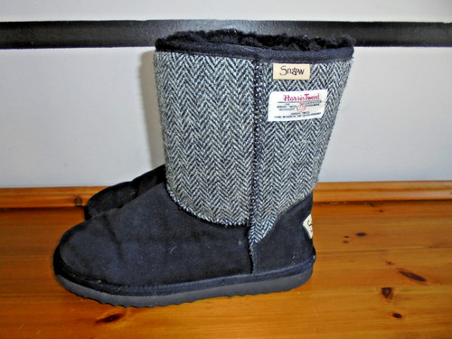 Snow paw sheepskin lined boots - snow,