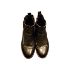 Metallic Pewter Elastic Side