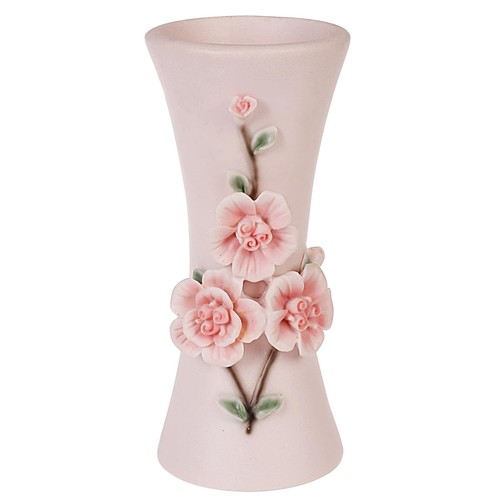 Pink vase for - for, handmade