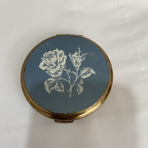Vintage stratton blue enamel - stratton,