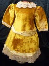 DRESS FOR ANTIQUE DOLL, DOLL