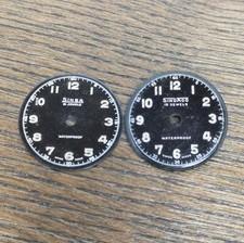 Skin Diver Watch Dials Parts - 2 Pieces - Sindaco and Sinsa (AX128)