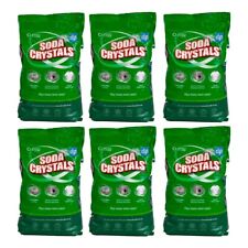 6 x 1kg DRI PACK SODA CRYSTALS MULTI PURPOSE CLEANER LAUNDRY AID WATER SOFTENER