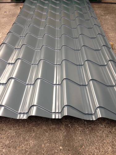 Tile effect roofing sheets - effect,