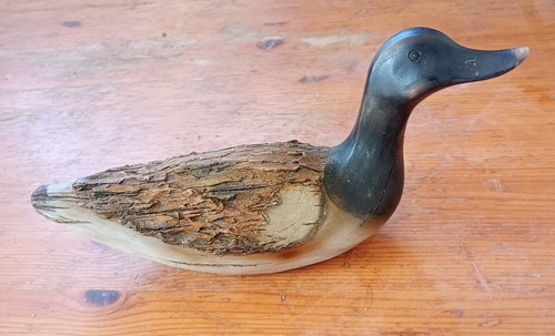Vintage wooden duck great - vintage,