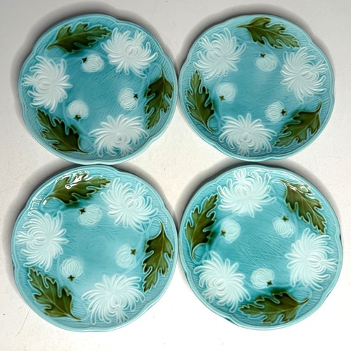 Schramberg smf majolica plates - schramberg,