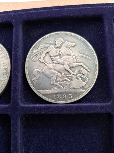 1893 victoria silver crown - 1893,