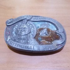 Sitting Bull Sioux Belt Buckle