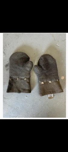 Chain mail gloves for hot - gloves,