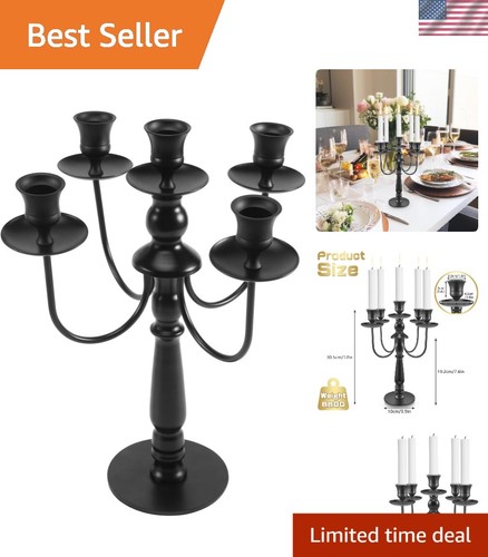 Romantic black candelabra with - romantic,