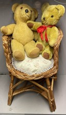 Vintage Job Lot Teddy Bears And Chair 