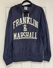 Franklin & Marshall Overhead Cagoule - Size L  - Navy Blue