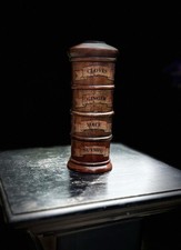 Antique wooden wood - 4, tier