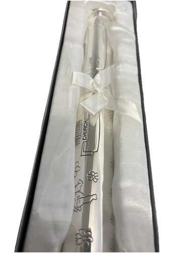 Silver plated christening - silver,