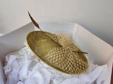 Olive green fascinator /hat suitable for wedding, ascot, smart dress