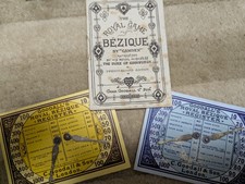 Vintage Bezique game with box