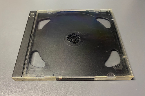 Black clear double case - black/clear, cd