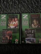 4x Sci-Fi Movies- Creator, Digital Man, Space & 976-Evil II DVD