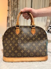 Louis Vuitton Brown Monogram Alma MM Handbag Without Dustbag