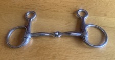4 1/2" Jointed Baucher (Hanging Cheek) Snaffle Bit