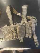 Condor Chest Rig Tactical Vest with Holster, Mil-Tec Pouch, and Magazine Pouch