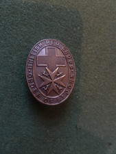 WW1 British Red Cross & Order of St John bronze pin badge