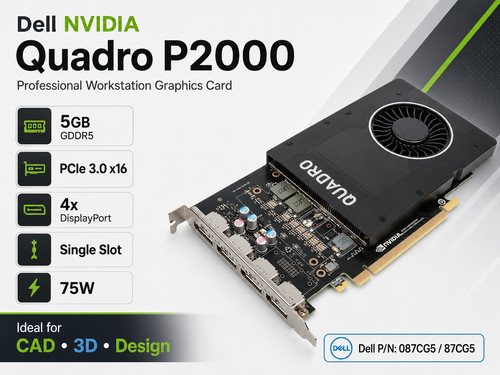Dell nvidia quadro p2000 5gb - dell,
