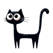 9X9cm Car Sticker Funny Black