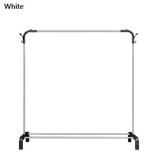 5ft Metal Clothes Rail Rack Heavy Duty Garment Hanger Coat Stand and Shoe Shelf-