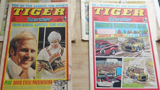 2 VINTAGE ISSUES OF TIGER & SCORCHER  FROM 3 APRIL & 12 JUNE 1976