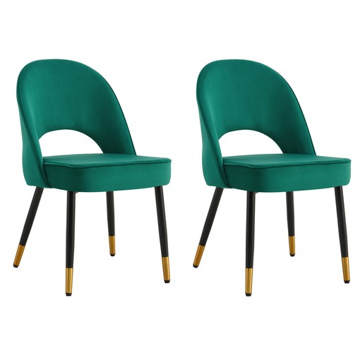 Velvet dining chairs - 1,2x,