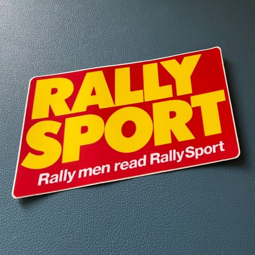 Rally sport magazine sticker - sport,