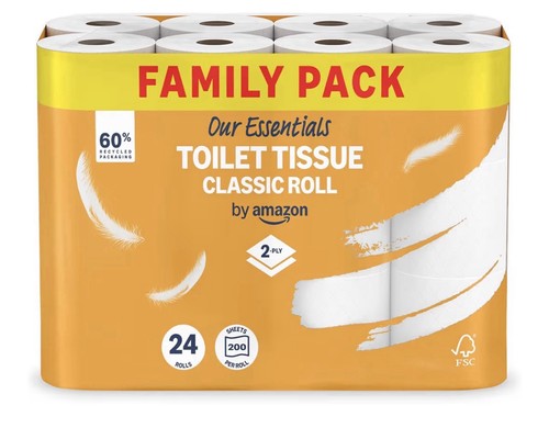 Toilet tissue classic roll - toilet,