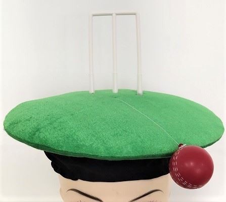 Novelty cricket hat with - novelty,