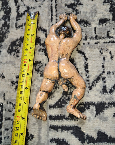 Pottery naked male figure - male,