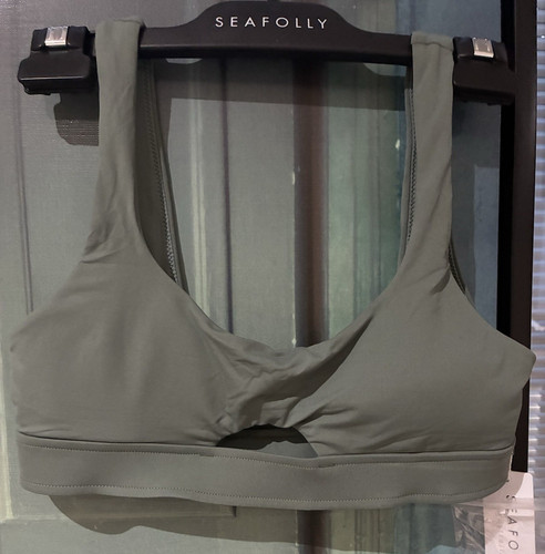 Seafolly active green bralette - green,