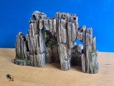 Aquarium Ornament Rock Cave Plant Fish Tank Bowl Stone Arch Decoration