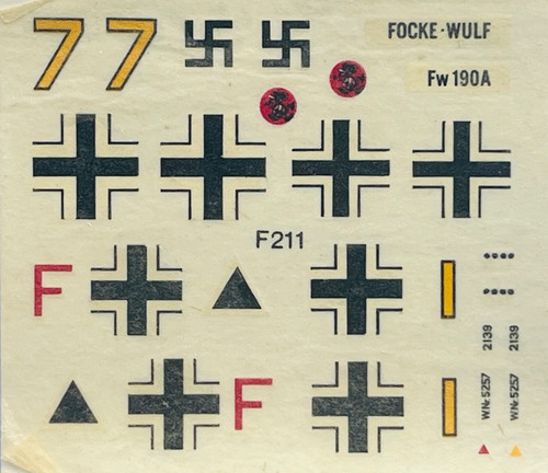 Decals focke wulf fw 190 - decals,