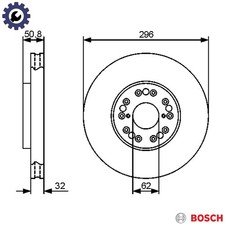 2x BRAKE DISC 0 986 479 429