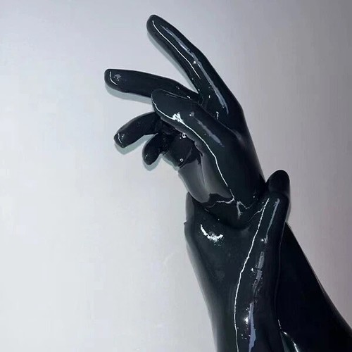 Latex oil shiny gloves - shiny,